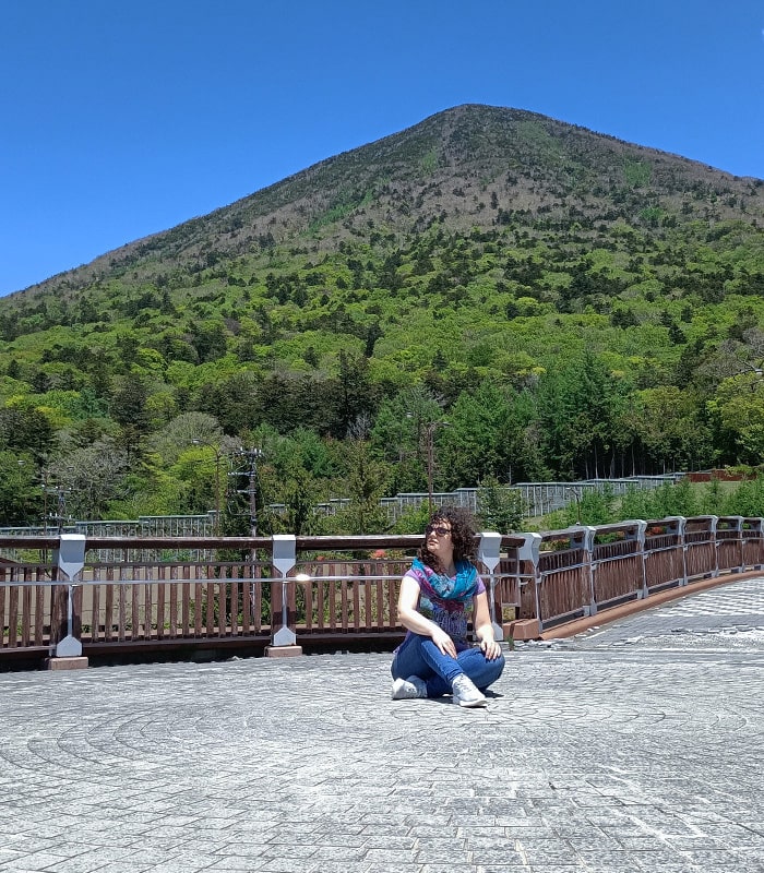 Veduta del Monte sacro di Nantai, Lago Chuzenji.