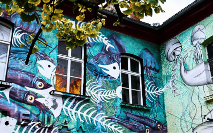 Quartiere dei murales di Lubiana