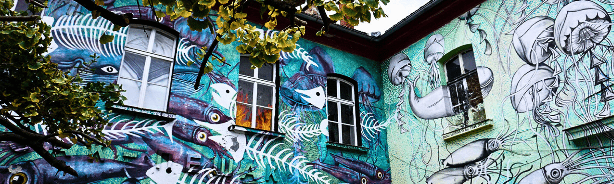Quartiere dei murales di Lubiana