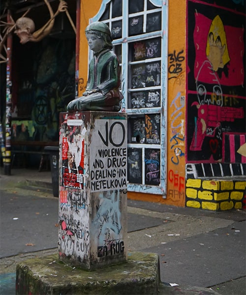 Quartiere dei murales a Lubiana, Street art
